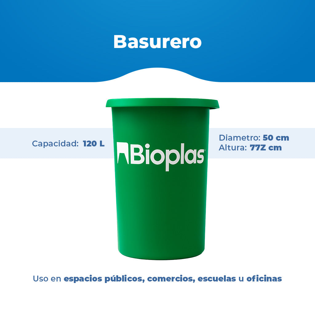 Basurero 120 L