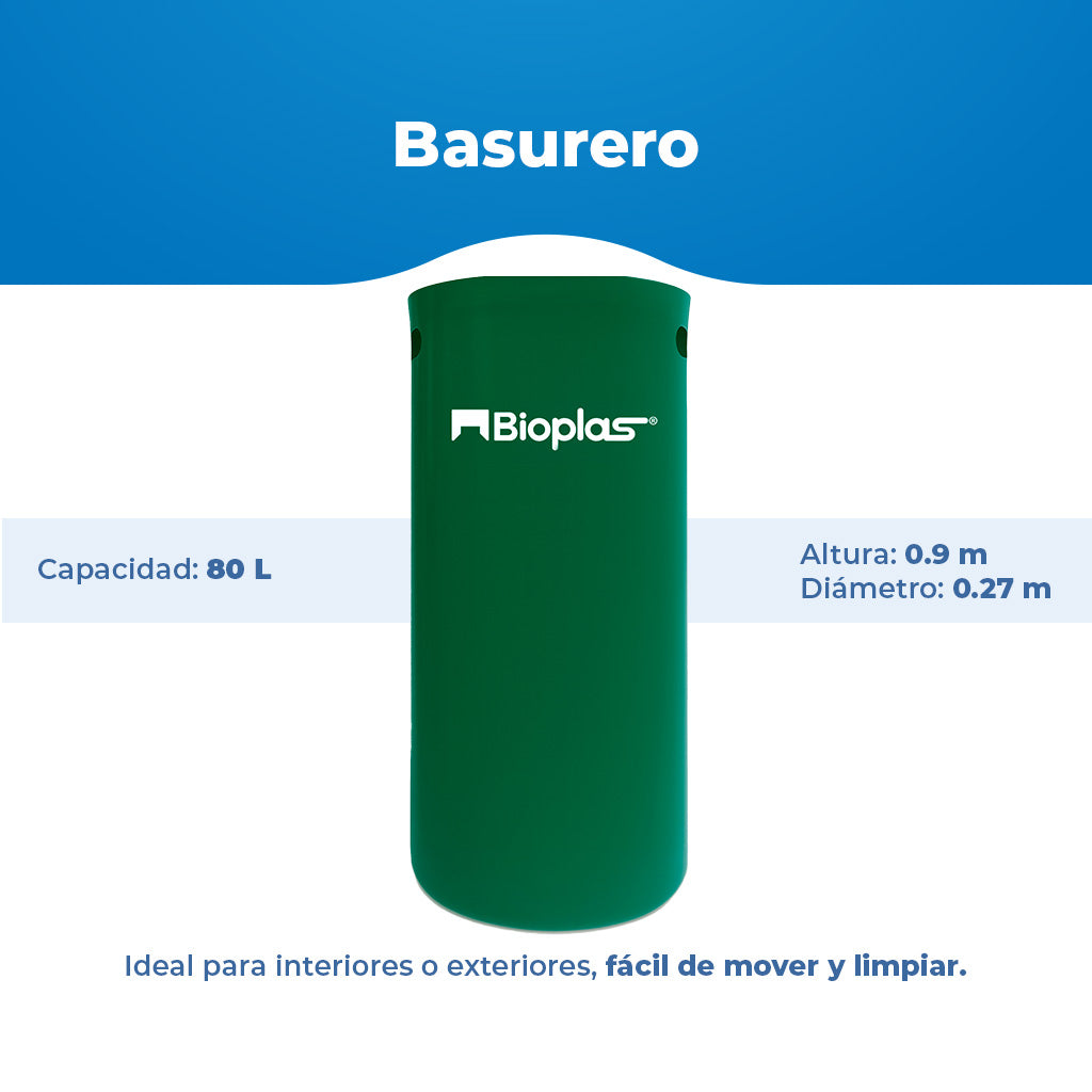 Basurero 80 L