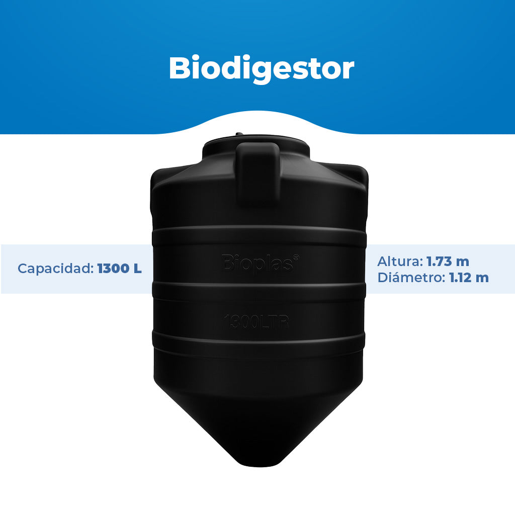 Biodigestor 1300 L