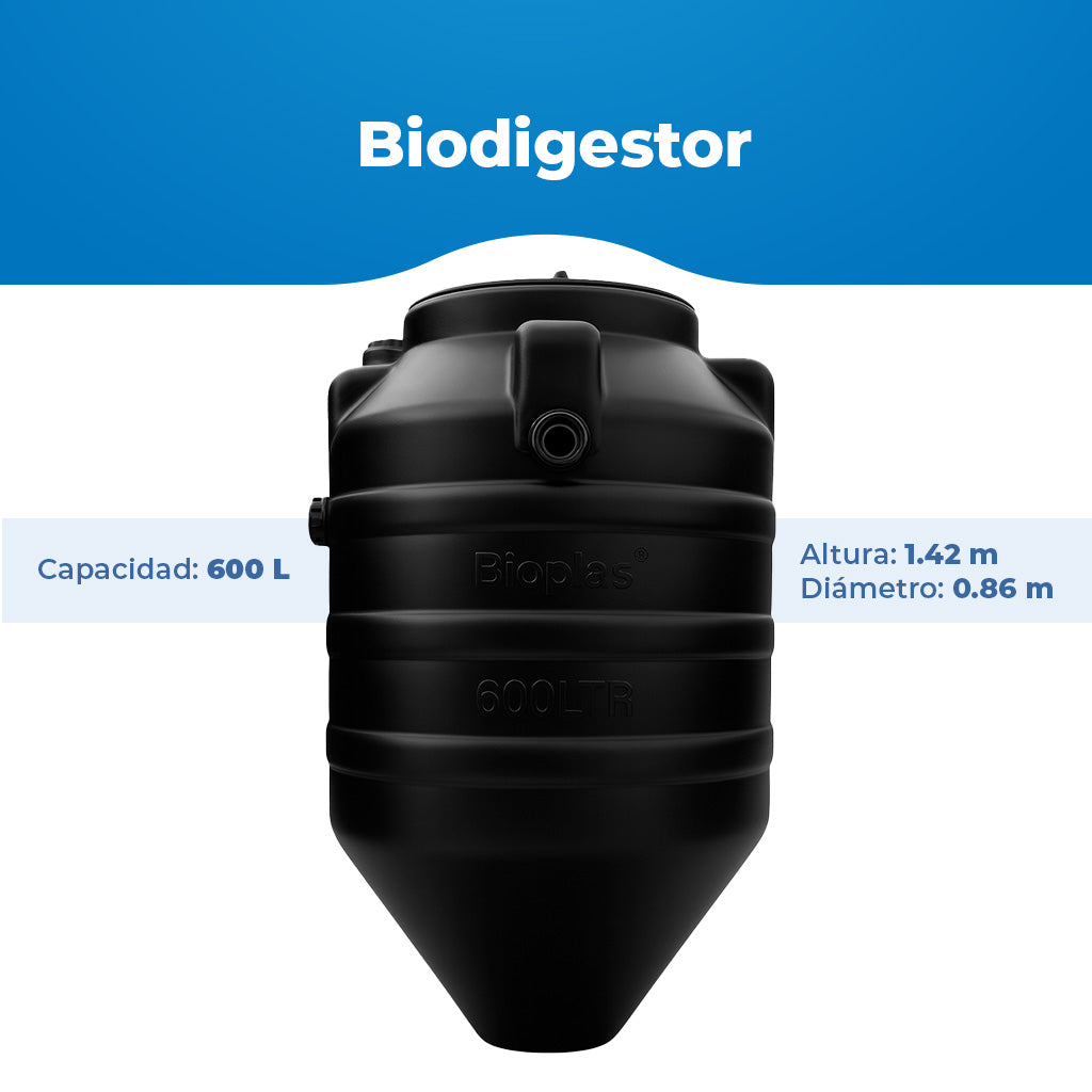 Biodigestor 600 L