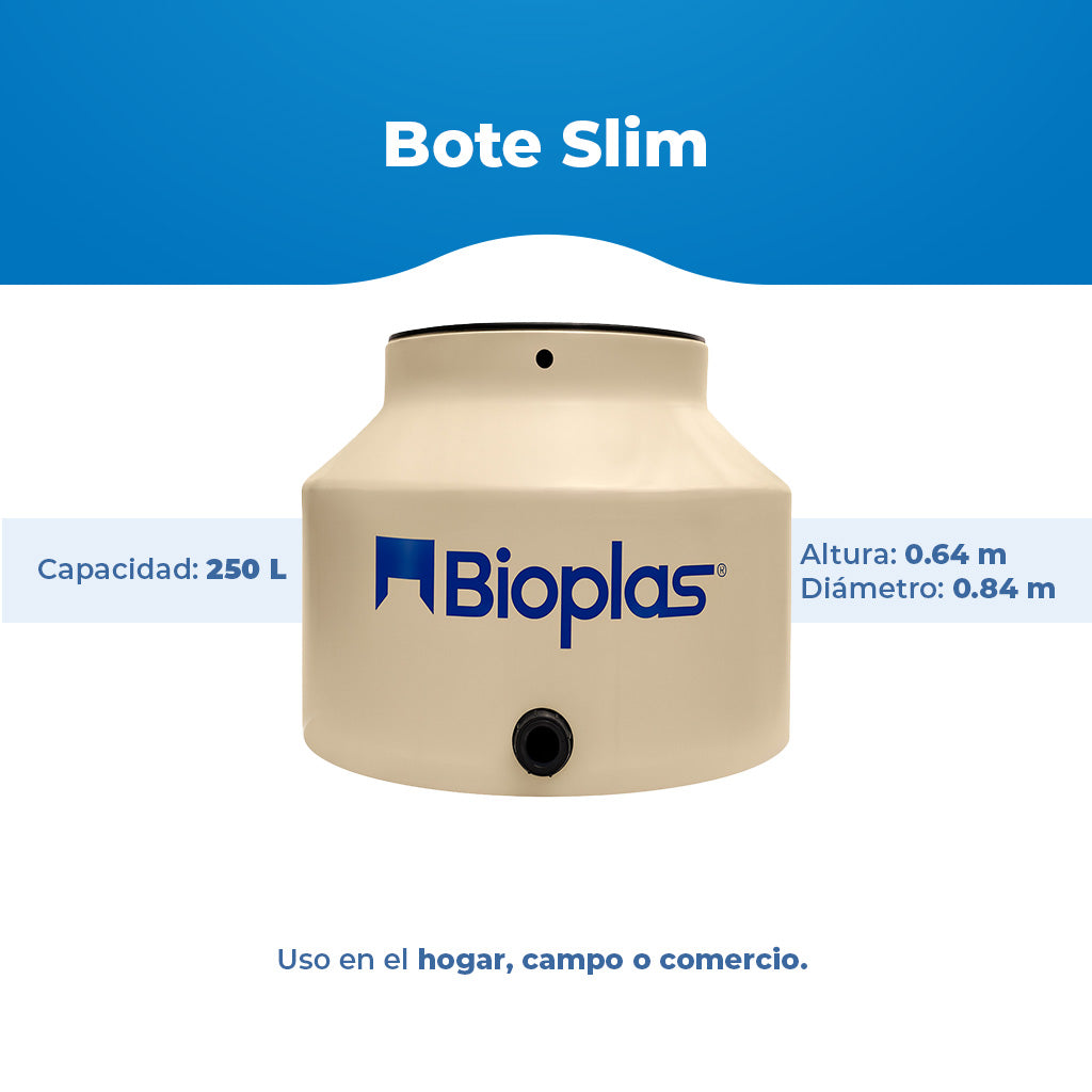 Bote Slim 250 L