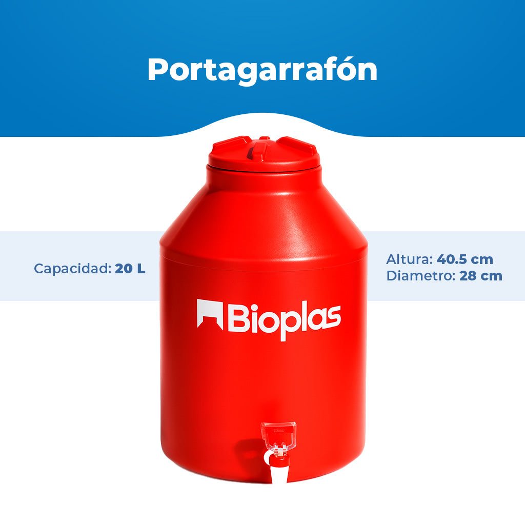 Porta Garrafón 20 L – Rojo