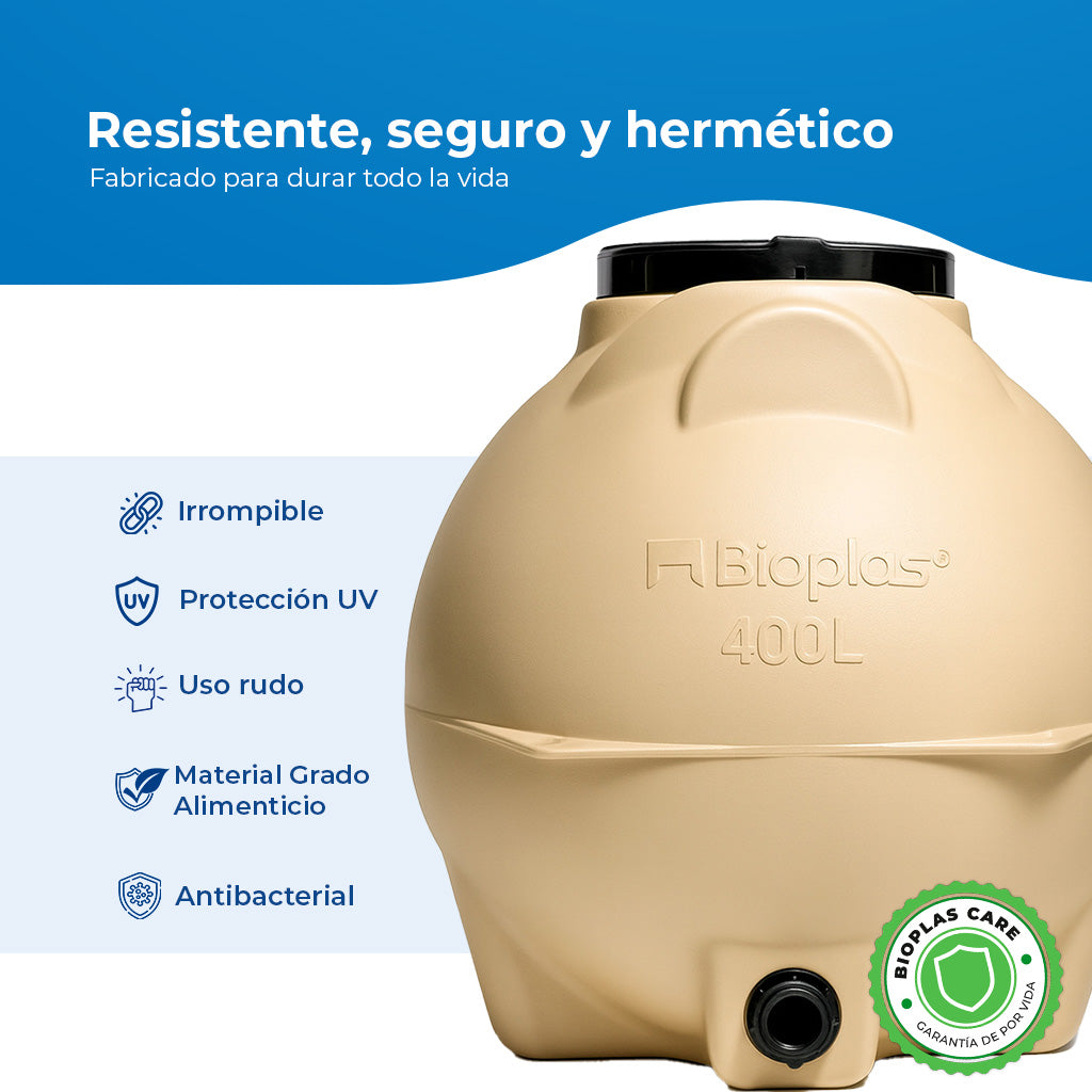 Tinaco Horizontal 400 L