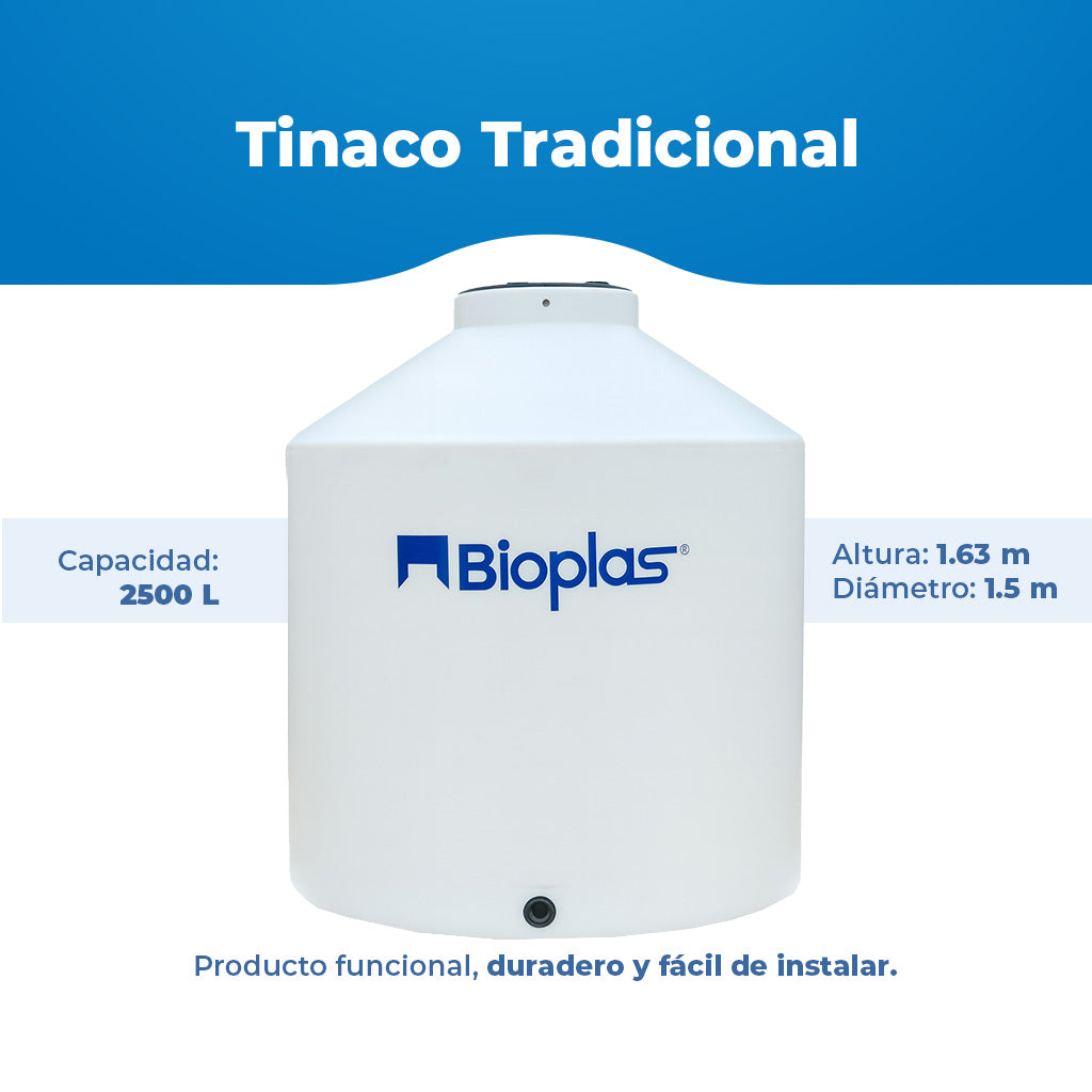 Tinaco Tradicional 2500 L