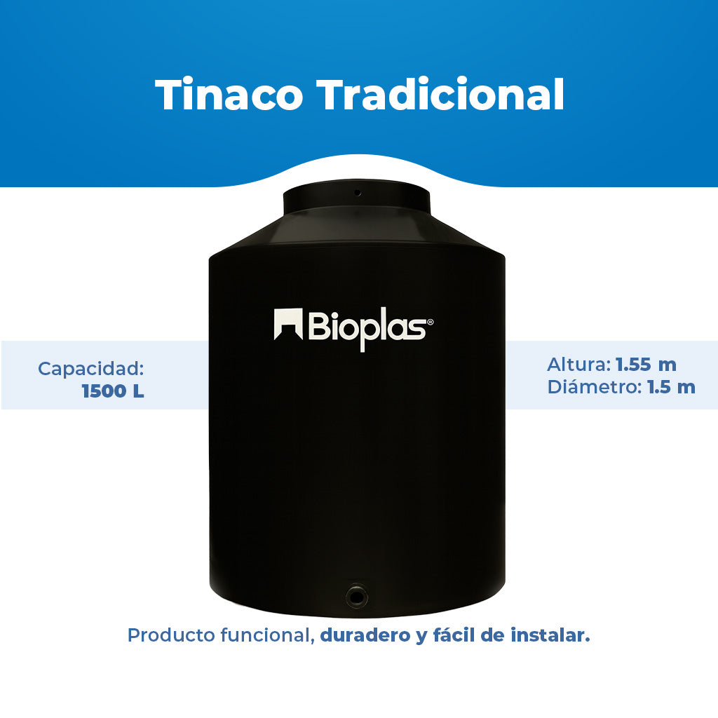 Tinaco Tradicional 1500 L