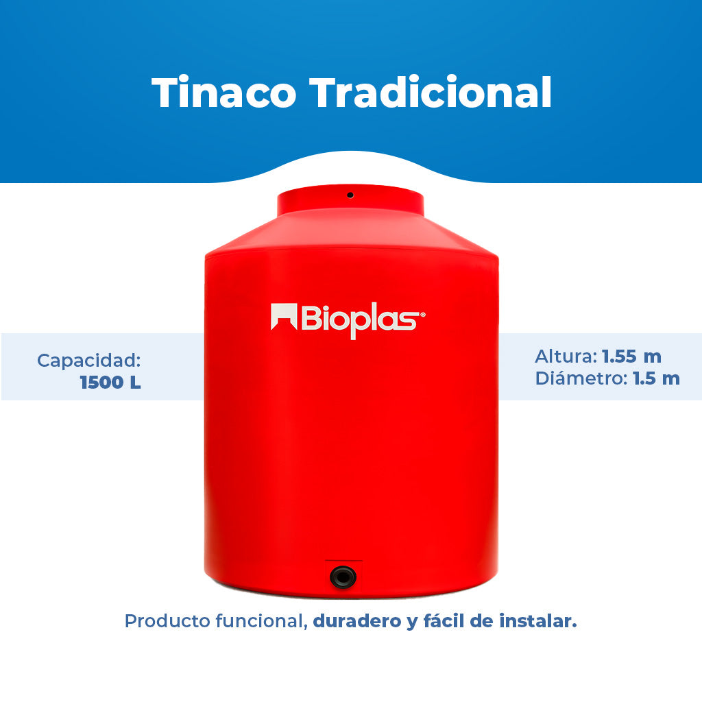 Tinaco Tradicional 1500 L